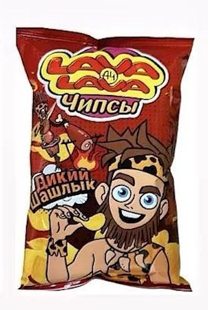 Lava Lava Kartoffelchips mit Schaschlik Geschmack 50g von Lava Lava