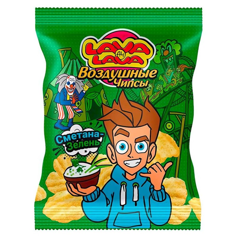 Lava Lava luftige Kartoffelchips mit Sauerrahm-Kräut 50g von Lava Lava