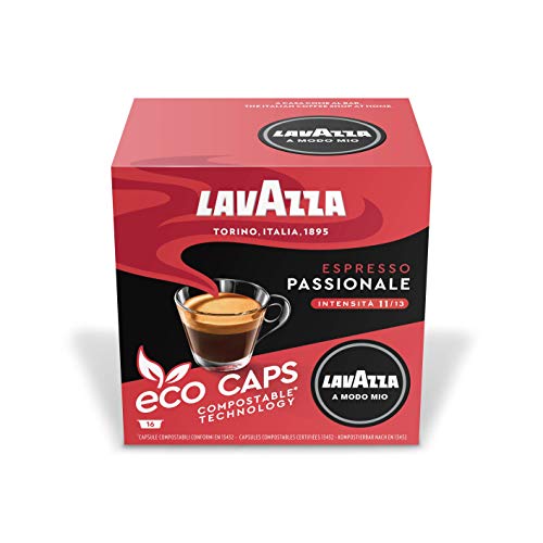 Lavazza A Modo Mio Espresso Passionale,Kaffee,Kaffeekapseln,Arabica,48 Kapseln von Lavazza