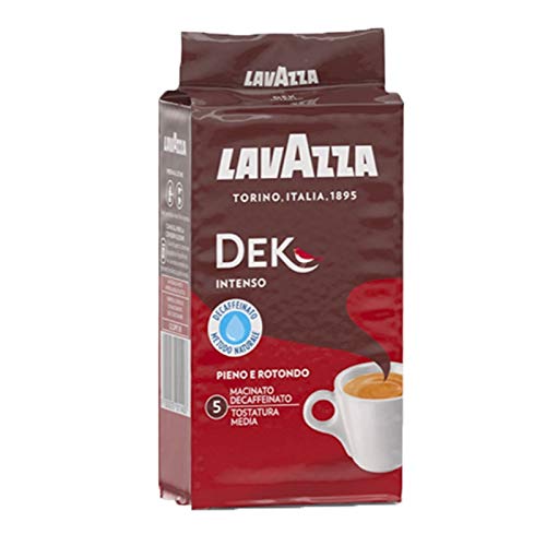 6x LAVAZZA DEK Intenso Entkoffeiniert Kaffee 250g gemahlen Italienisch Espresso von Lavazza