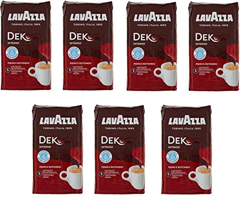 7x LAVAZZA DEK Intenso Entkoffeiniert Kaffee 250g von Lavazza