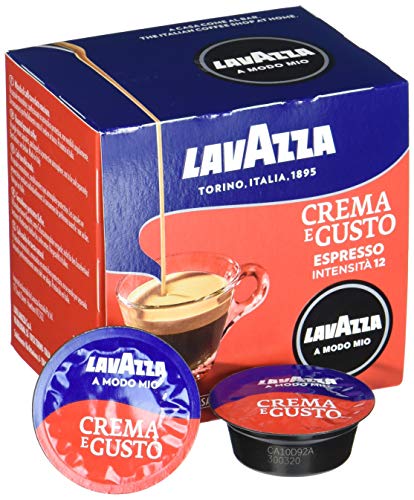 Lavazza A Modo Mio Espresso Crema E Gusto, 2er Pack, 2 x 16 Kapseln (2 x 120 g) von Lavazza