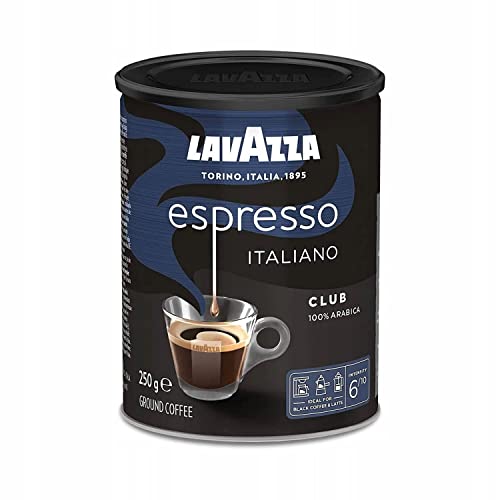 Lavazza 1 Club Italien Favourite gemahlenen Kaffee, 100% Premium Arabica, 250 g von Lavazza