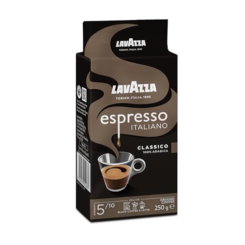 Lavazza Caffe Espresso 100% Arabica, 250 g Packung von Lavazza