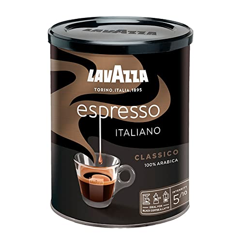 Lavazza - Caffè Espresso Black Gemahlener kaffee - Dose 250 g von Lavazza