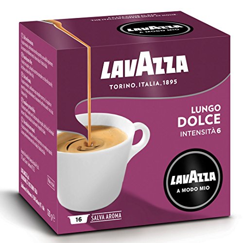 Lavazza Ein Modo Mio Lungo Dolce Kapseln Packung mit 16 Pods von Lavazza