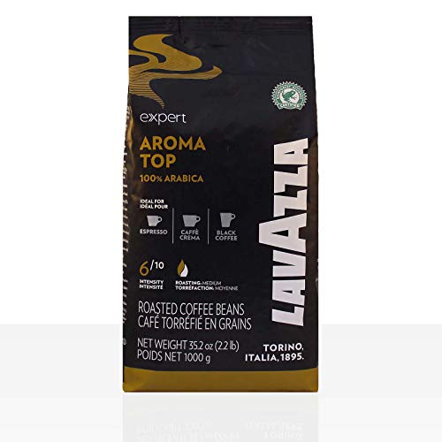 Lavazza Erstklassige Vollkornkaffeemischung, gerösteter mittlerer Espresso Top of Aroma 2,2 lb von Lavazza