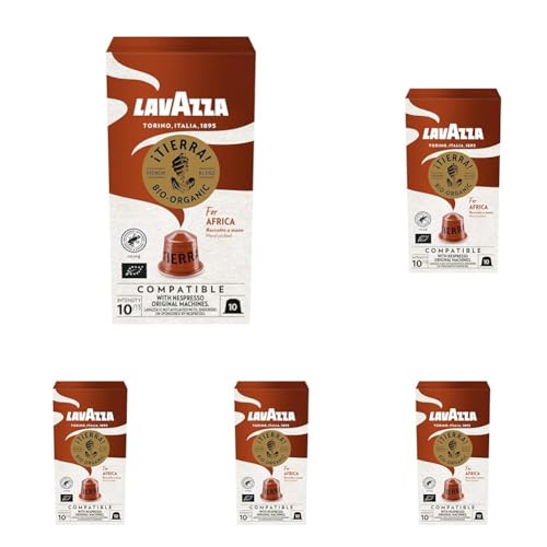 Lavazza Espresso Tierra for Africa, Bio-Organic, 10 Kapseln (Packung mit 5) von Lavazza