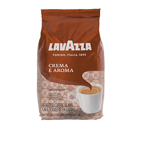 Lavazza L'Espresso Gran Crema Ganze Bohnen-Kaffeemischung, mittelgroßer Espresso-Braten, 1 kg Beutel von Lavazza