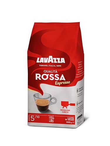 Lavazza Qualità Rossa, ganze Bohnen, 2er Pack (2 x 1 kg Packung) von Lavazza