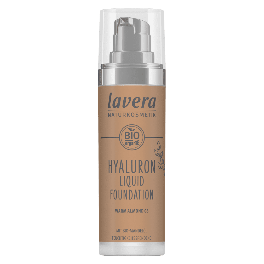 Hyaluron Liquid Foundation, Warm Almond 06 von Lavera