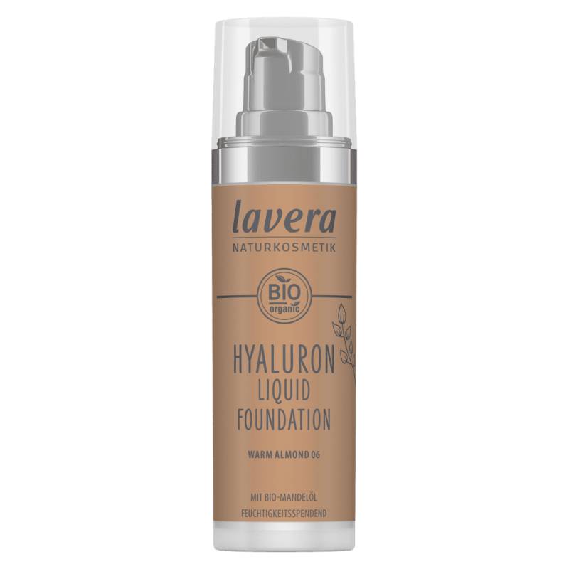 Hyaluron Liquid Foundation, Warm Almond 06 von Lavera