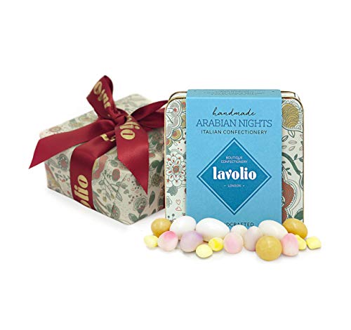 Lavolio Arabian Nights Confectionery - Geschenkedose mit Geschenkpapier präsentiert - 175g von Lavolio