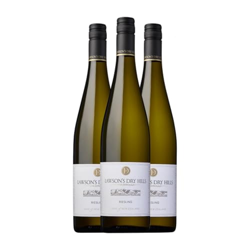 Lawson's Dry Hills Riesling Marlborough 75 cl Weißwein (Karton mit 3 Flaschen von 75 cl) von Lawson's Dry Hills