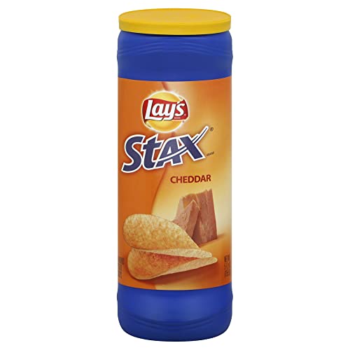 Lay's Stax Kartoffelchips mit Cheddar-Geschmack, 156 ml von Lay's Stax