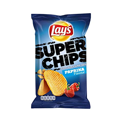 Bell peper Chips | Lay's | Superchips Paprika | Gesamtgewicht 215 Gramm von Lay's