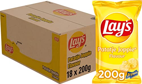 Lay's Chips Patatje Joppie, Doos 18 stuks x 200 g von Lay's