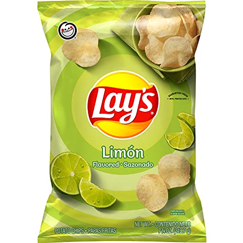 Lay's Limón Flavored Potato Chips - 7.75oz von Lay's