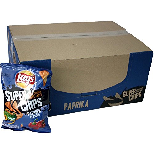 Lays Holland Super Chips 'Paprika' 20 x 40g (Riffel Chips) von Lay's