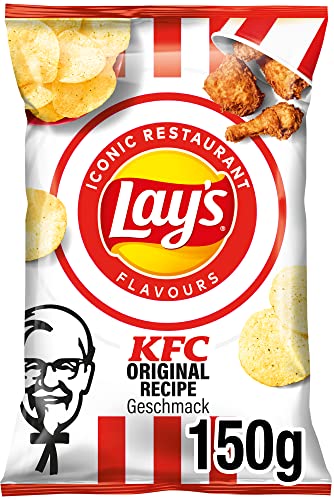 Lays KFC Original Recipe Kartoffelchips mit Hähnchengeschmack 150g von Lay's