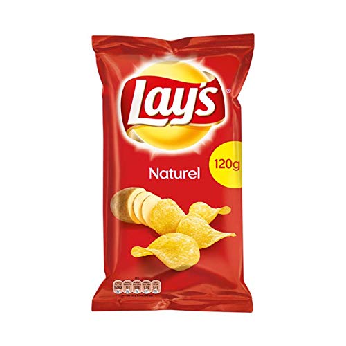 Natürliche Geschmacksstoffe | Lay's | Natürliche Salzchips | Gesamtgewicht 120 Gramm von Lay's