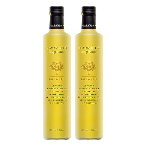 Limoncello Likör 30% Vol. 2 x 700ml Flasche*inkl kostenlose Zugabe griechisches Gewürz von Lazaris