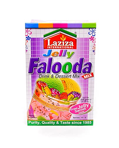 Laziza Falooda Jelly Mix | Indische Süßigkeiten Mix | 235g von Laziza