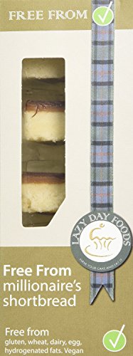 Lazy Day Free From Millionärs Shortbread (150g) - Packung mit 6 von Lazy Day Foods