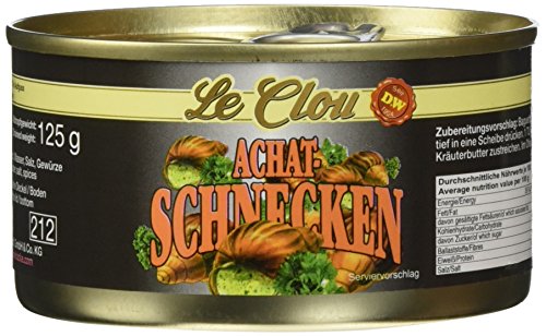 Dunekacke & Wilms Achat-Schnecken Circa 2 Dtzd. 200 g, 1er Pack (1 x 0.2 kg) von Annalisa