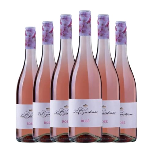 Le Contesse Frizzante Rosé Marca Trevigiana 75 cl Rosé Sekt (Karton mit 6 Flaschen von 75 cl) von Le Contesse