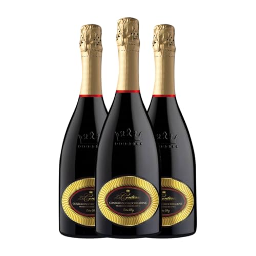 Le Contesse Superiore Spumante Glera Prosecco 75 cl Weißer Sekt (Karton mit 3 Flaschen von 75 cl) von Le Contesse