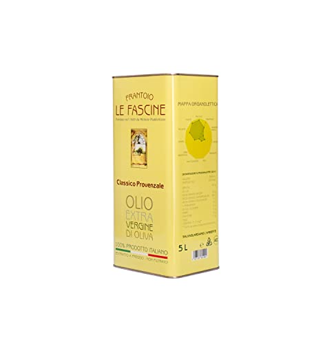 Le Fascine 100% italienisches Pugliese Natives Olivenöl Extra aus provenzalischen Oliven (5 Liter Dose) von Le Fascine