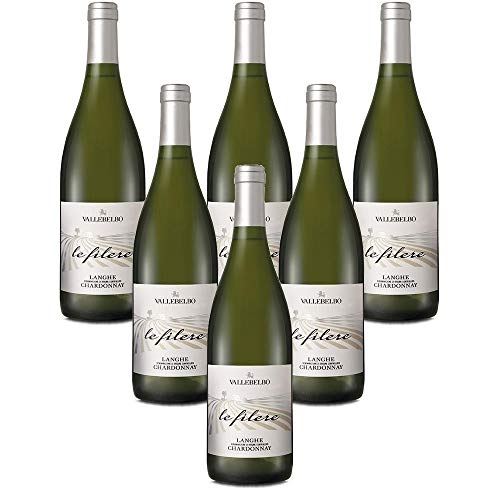 Italienischer Weißwein Langhe DOC Chardonnay Le Filere vino bianco (6 flaschen 75 cl.) von Le Filere vino bianco