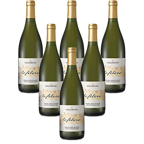 Italienischer Weißwein Moscato d'Asti DOCG Le Filere vino bianco (6 flaschen 75 cl.) von Le Filere vino bianco