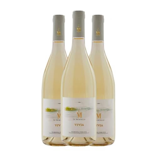 Le Mortelle Vivia Maremma Toscana 75 cl Weißwein (Karton mit 3 Flaschen von 75 cl) von Le Mortelle