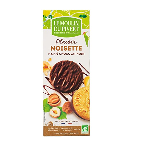 MOULIN DU PIVERT - PLAISIR NOISETTE NAPPE CHOCOLAT NOIR 130G von Le Moulin du Pivert