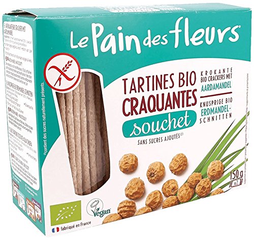 Pain Des Fleurs Souchet crackers met aardamandel von Le Pain des Fleurs