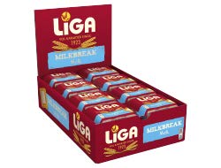 League Milchkekse Milchbruch 41 gr je, Box 24 Stück von League