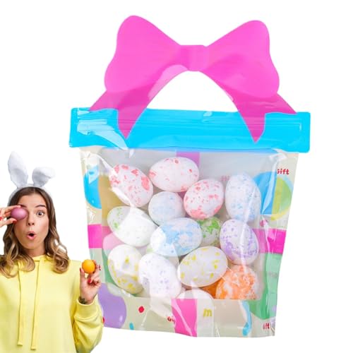 Schaumei Kinder Ostereier Ostern Eier Deko, Schaum Ostereier Dekorative,Tischdeko Ostern Deko Eier,Deko-Ostereier Mit Natürlich Wirkender Musterung,Ostern Dekoration,Ostern Geschenke Basteln von LearnLyrics