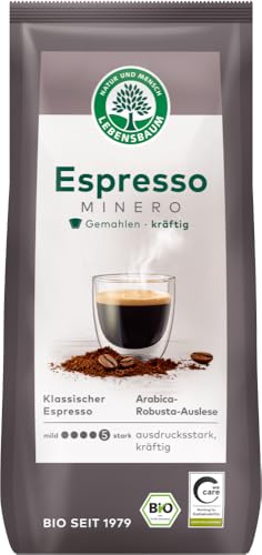 Espresso Minero, gemahlen von Lebensbaum