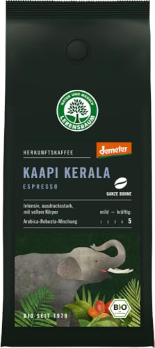 Kaapi Kerala Espresso, ganze Bohne von Lebensbaum