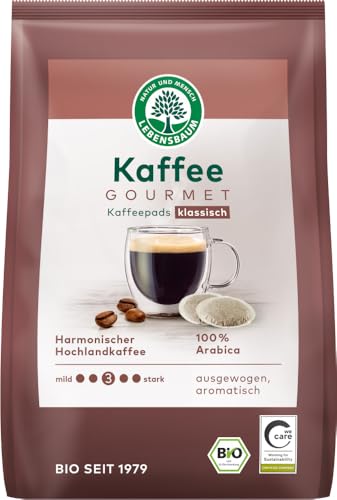 Kaffee Gourmet, Kaffeepads, klassisch 12 x 126 gr von Lebensbaum