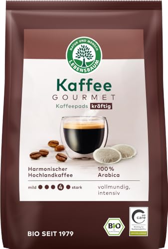 Kaffee Gourmet, Kaffeepads, kräftig von Lebensbaum