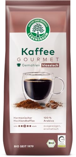 Kaffee Gourmet, klassisch, gemahlen von Lebensbaum