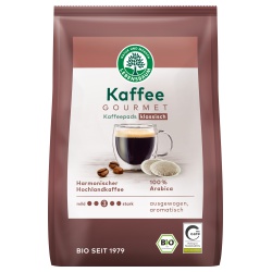 Kaffee-Pads Gourmet Caffè Crema, klassisch (18 Stück) von Lebensbaum