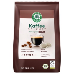 Kaffee-Pads Gourmet Caffè Crema, kräftig (18 Stück) von Lebensbaum