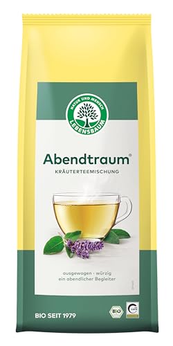 Lebensbaum Abendtraum, kräftige Kräuterteemischung, Würziger Hopfen, duftender Lavendel & Salbeinote,100% Bio, lose, 75 g von Lebensbaum