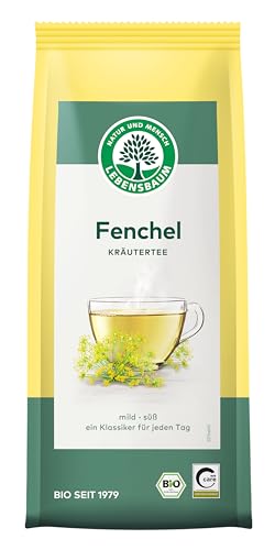 Lebensbaum Fenchel Tee, Bio-Kräuterteemischung, Klassischer Fencheltee, mild und aromatisch, lose 150 g von Lebensbaum