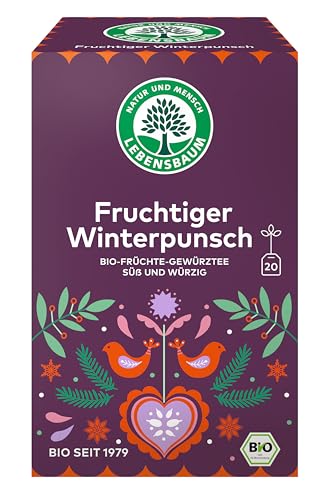 Lebensbaum Bio-Früchte-Gewürztee Fruchtiger Winterpunsch, 20 Beutel von Lebensbaum