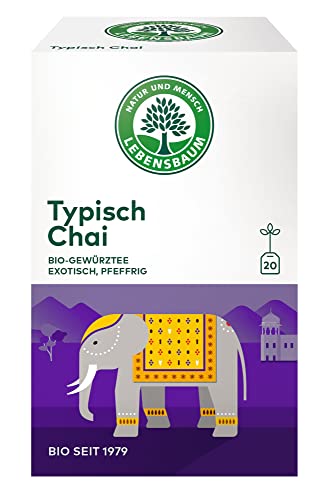 Lebensbaum Bio Gewürzteemischung Typisch Chai, 3er Pack (3 x 40 g) von Lebensbaum